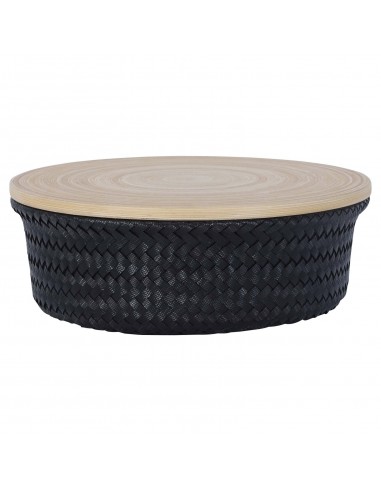 Wonder - Round basket with bamboo cover size M