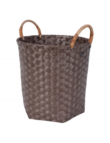Dimensional - Open round basket with rattan handles size M