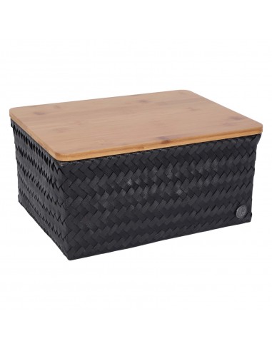 Top Fit Large - Basket with bamboo cover