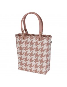Mayfair - Shopper with champagne pattern size XS with short PU Handles