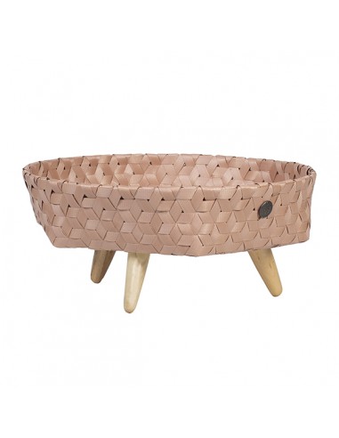Dimensional - Tray basket with wooden feet size L