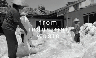 Behind-the-scenes at Handed By: from waste > strap material