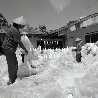 Behind-the-scenes at Handed By: from waste > strap material